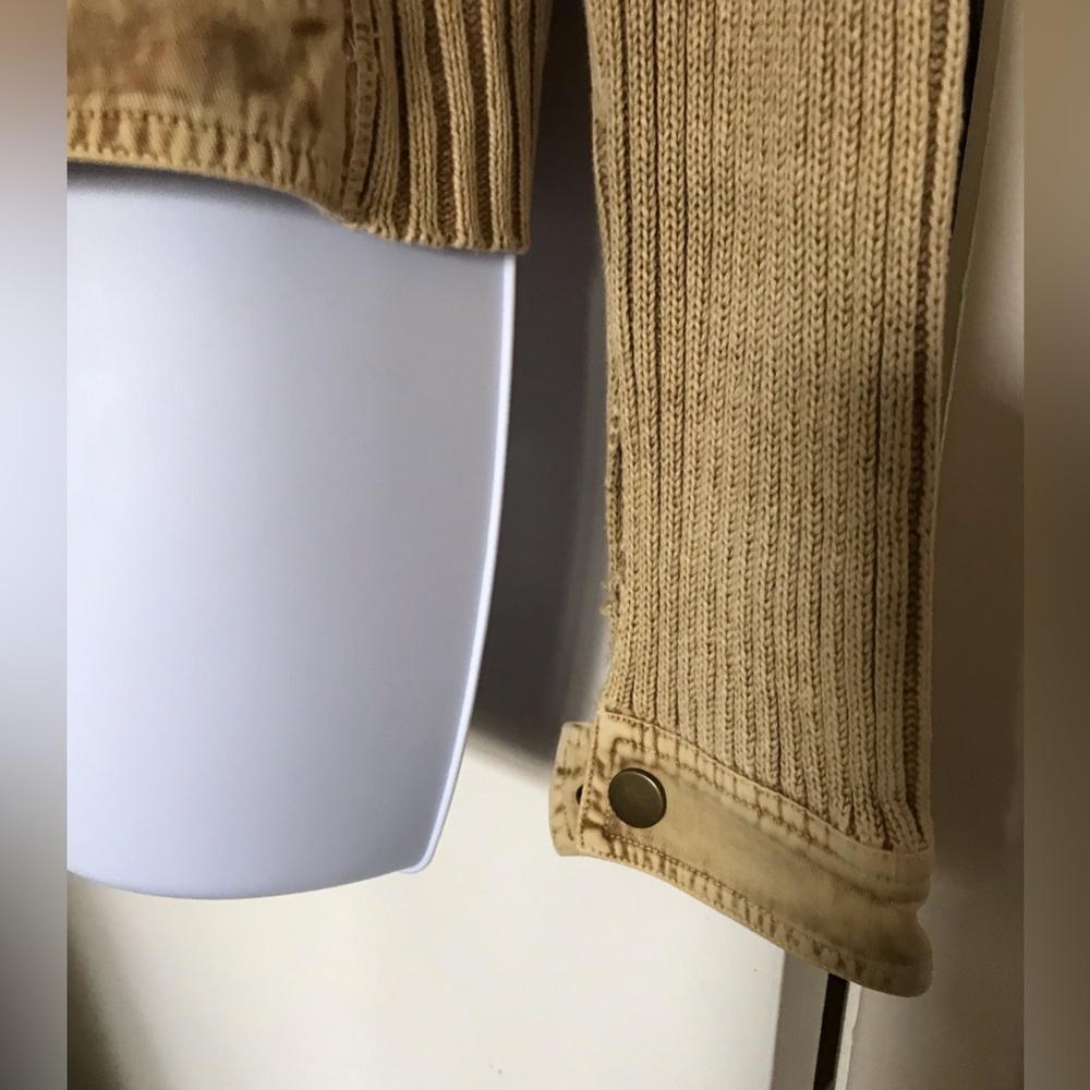east side westside size L hooded Beige jacket closed in the front with zipper - Picture 11 of 14